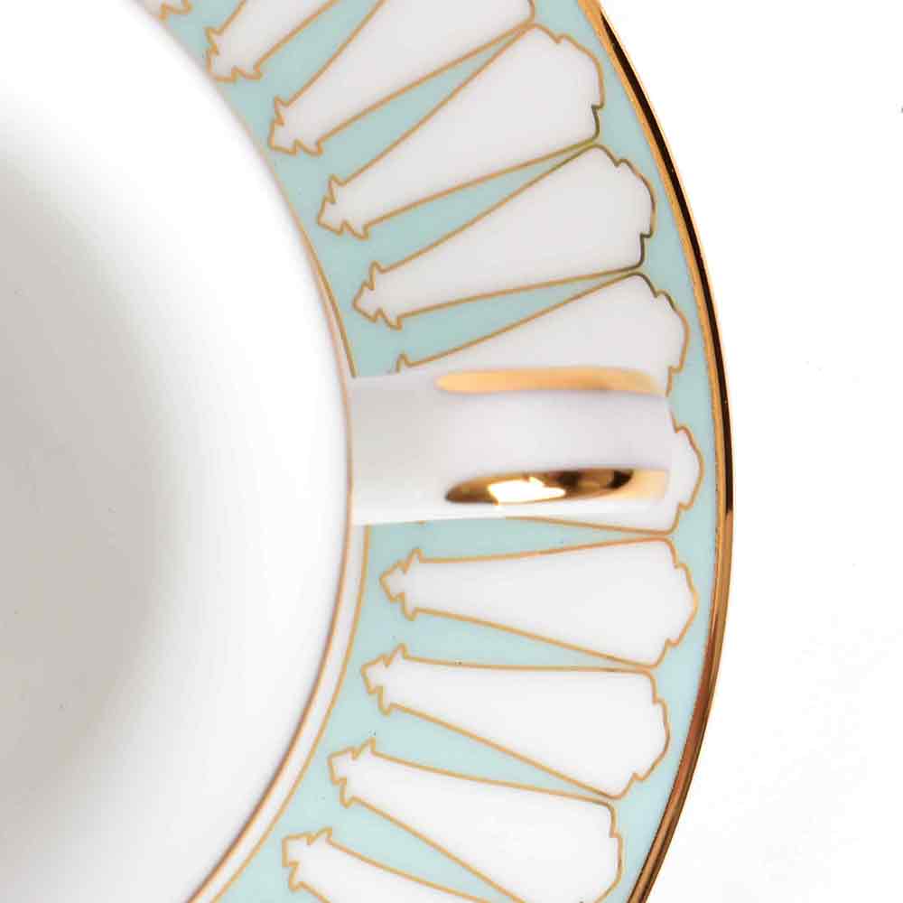 Tea Cup and Saucer Set 12 Pcs Bell Shape | Yellow | Basant ICHKAN by Day To Day