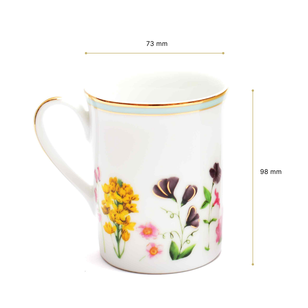 Classic Coffee Mug Set of 2 | Yellow | Basant ICHKAN