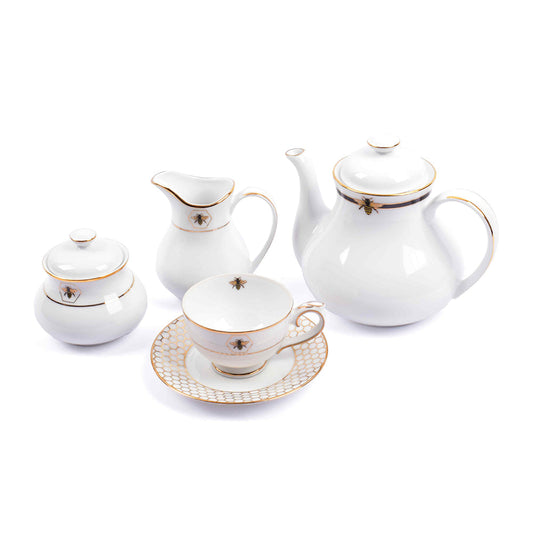 Tea Set 17 Pcs | Black | Bee ICHKAN by Day To Day