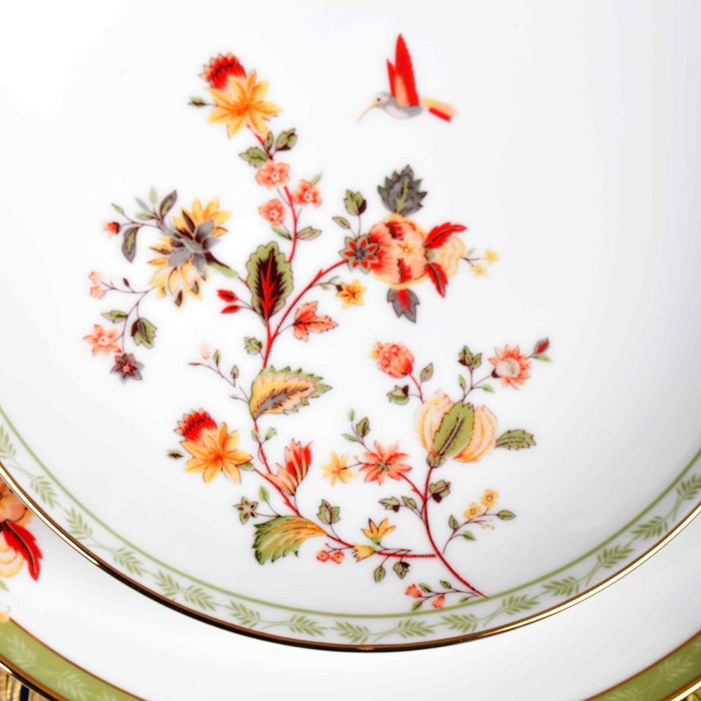 33 pc Dinner set | Green | Bloom ICHKAN