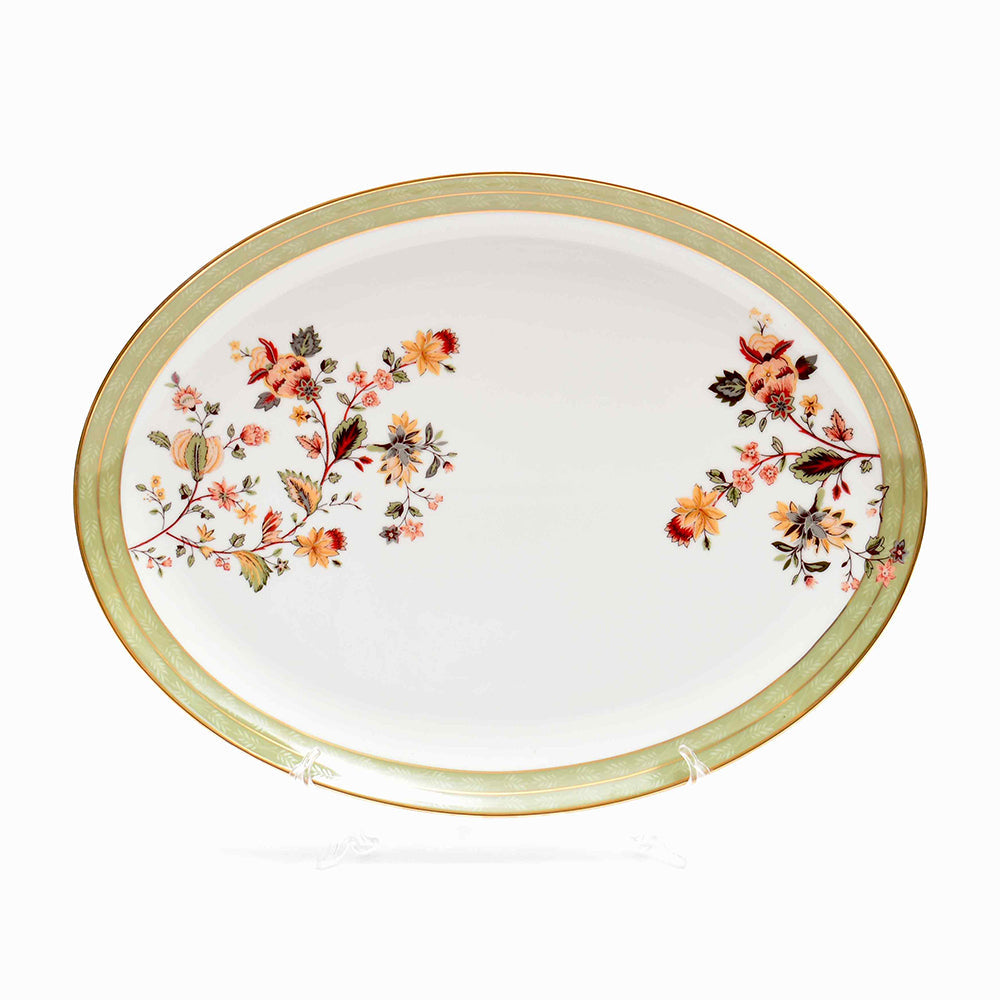 33 pc Dinner set | Green | Bloom ICHKAN