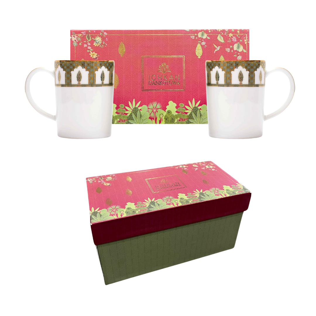 Mug Set 2pc with Gift Box | Blue | Chinar ICHKAN