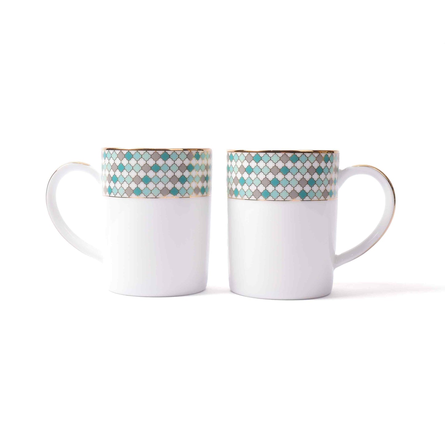 Slim Coffee Mug Set of 6 | Teal | Christolite