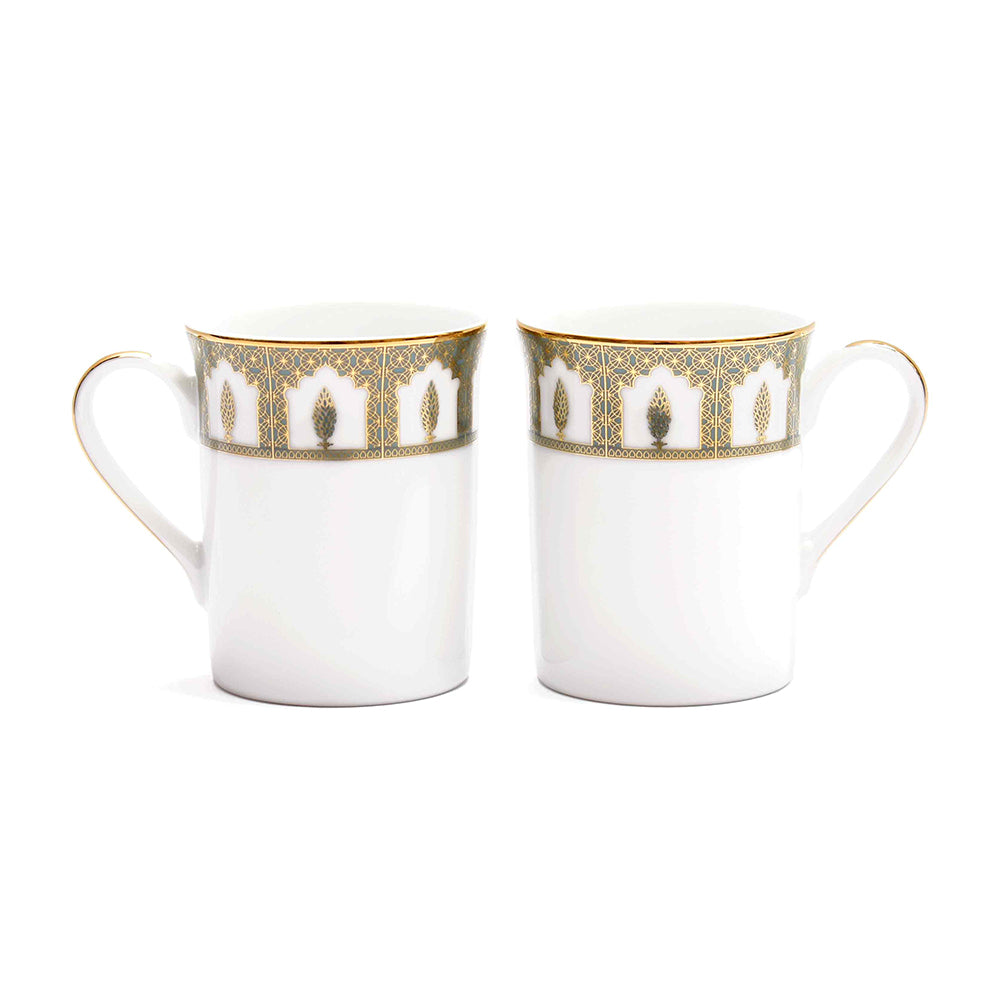 Classic Coffee Mug Set of 6 | Blue | Chinar ICHKAN