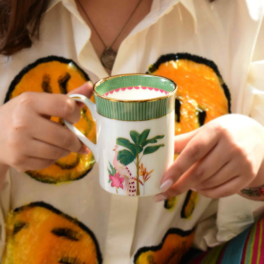 Classic Coffee Mug Set of 6 | Green | Mayura ICHKAN