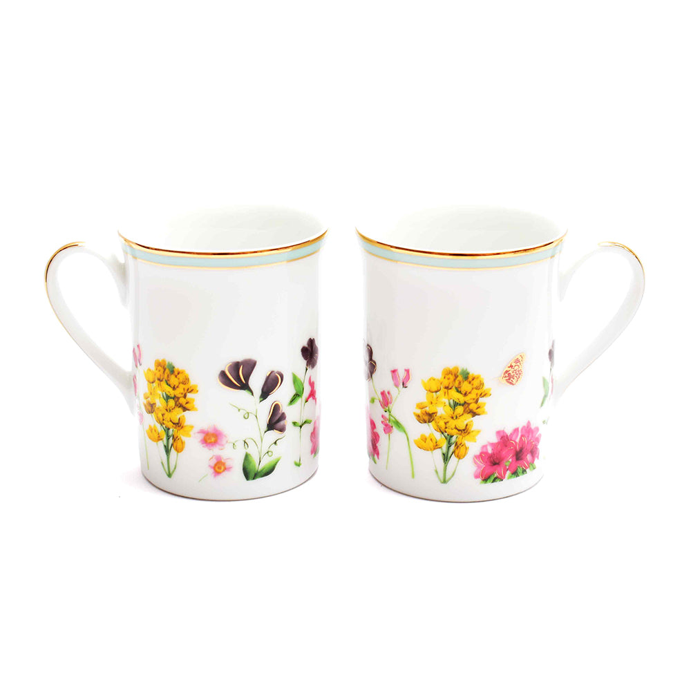 Classic Coffee Mug Set of 6 | Yellow | Basant ICHKAN