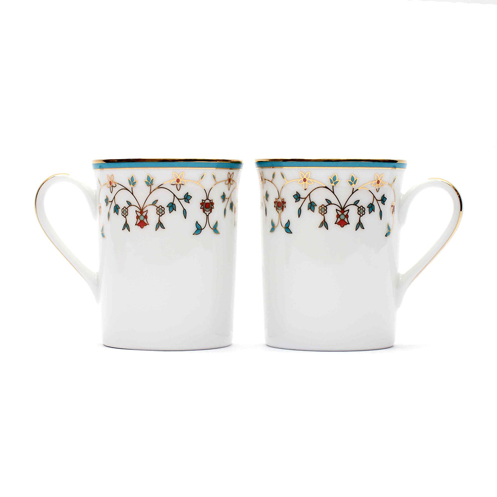 Classic Coffee Mug Set of 6 | Blue | Mavi ICHKAN