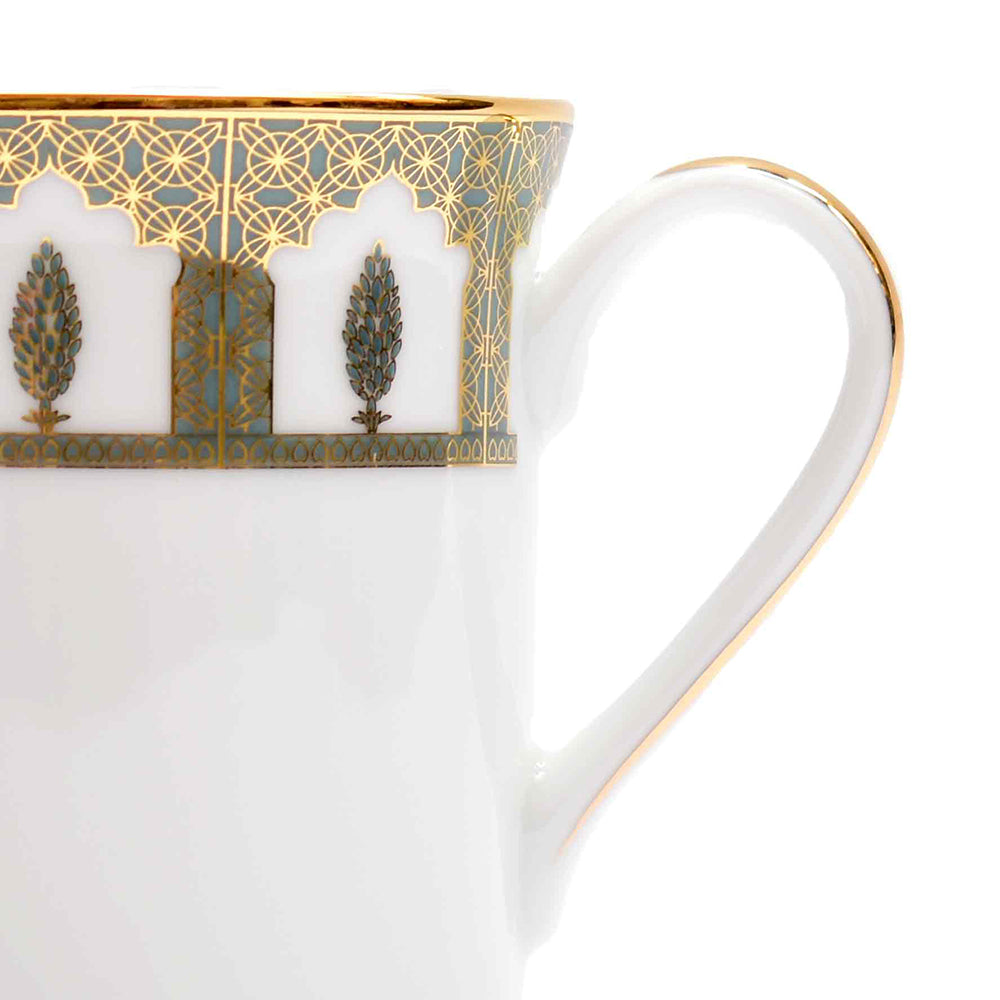 Classic Coffee Mug Set of 6 | Blue | Chinar ICHKAN