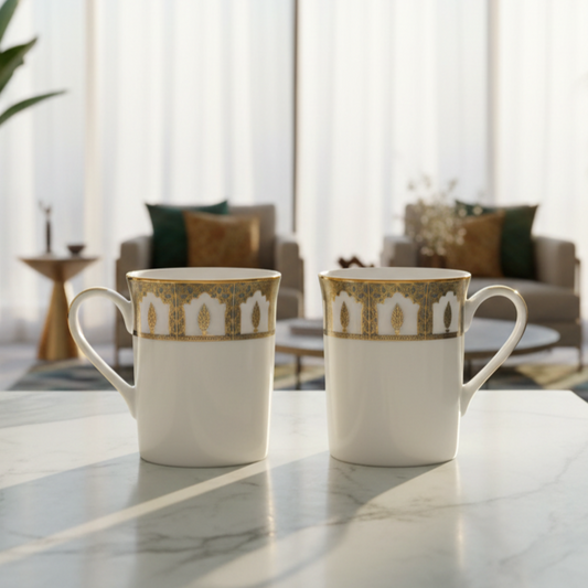 Classic Coffee Mug Set of 2 | Blue | Chinar ICHKAN