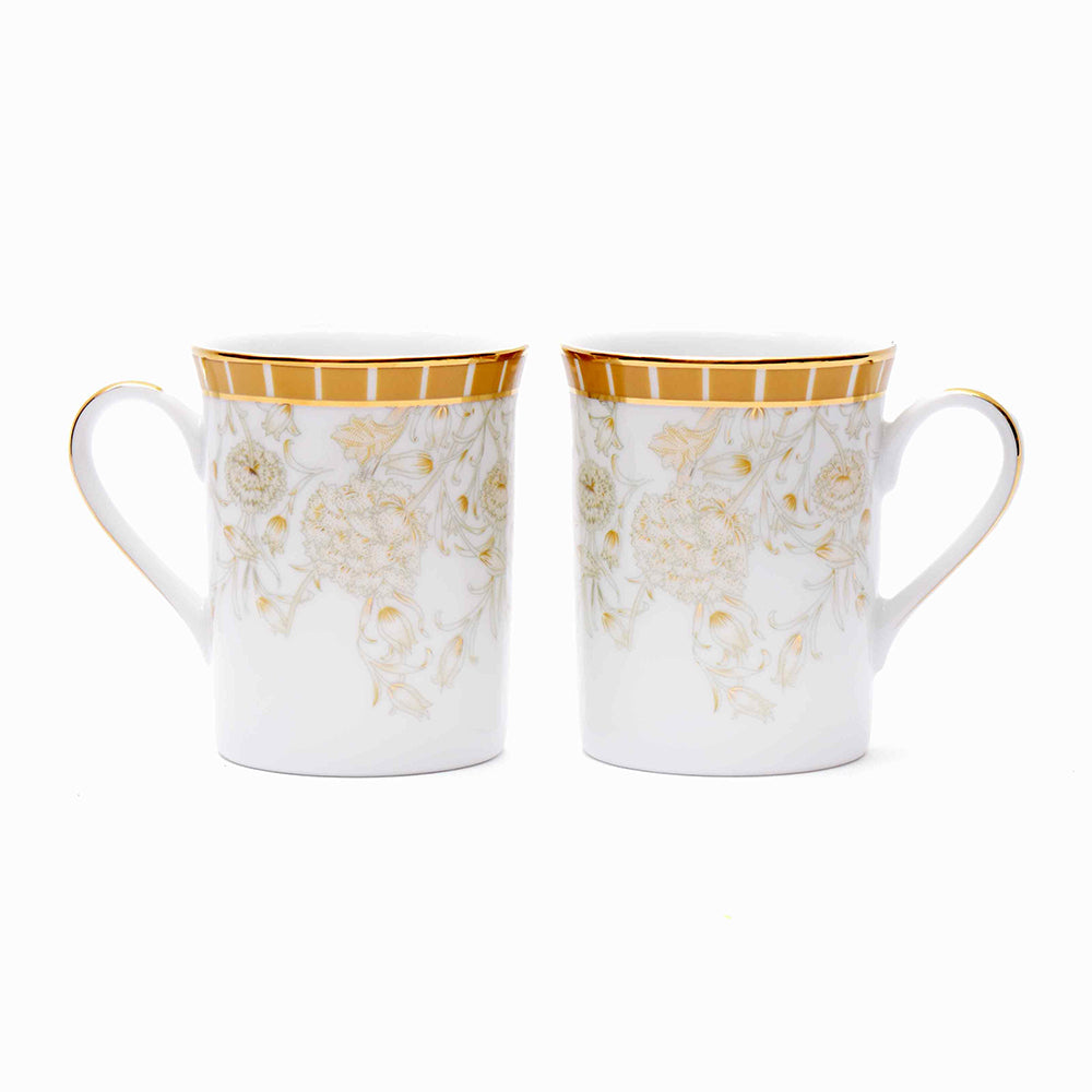 Classic Coffee Mug Set of 2 | Yellow | Mustard Iris ICHKAN