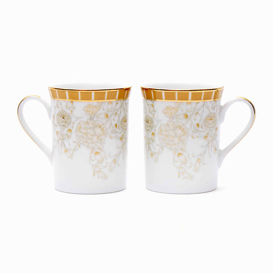 Classic Coffee Mug Set of 2 | Yellow | Mustard Iris ICHKAN