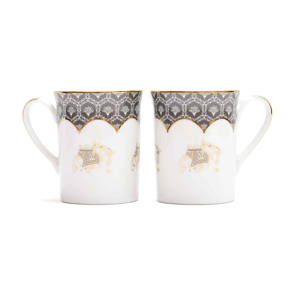 Classic Coffee Mug Set of 2 | Grey | Grey Legacy ICHKAN