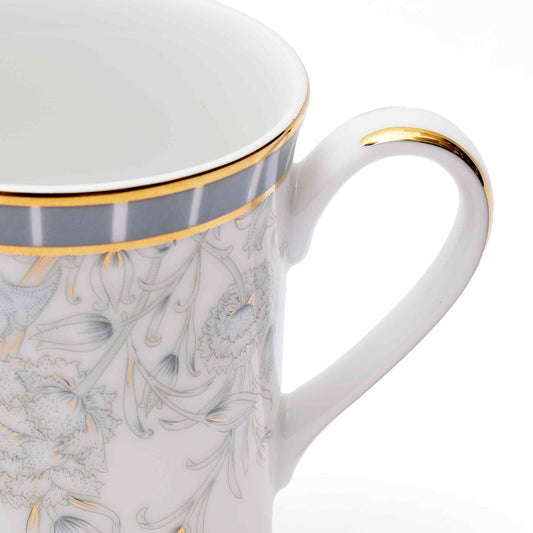 Classic Coffee Mug Set of 4 - Gift Box | Grey | Grey Iris ICHKAN