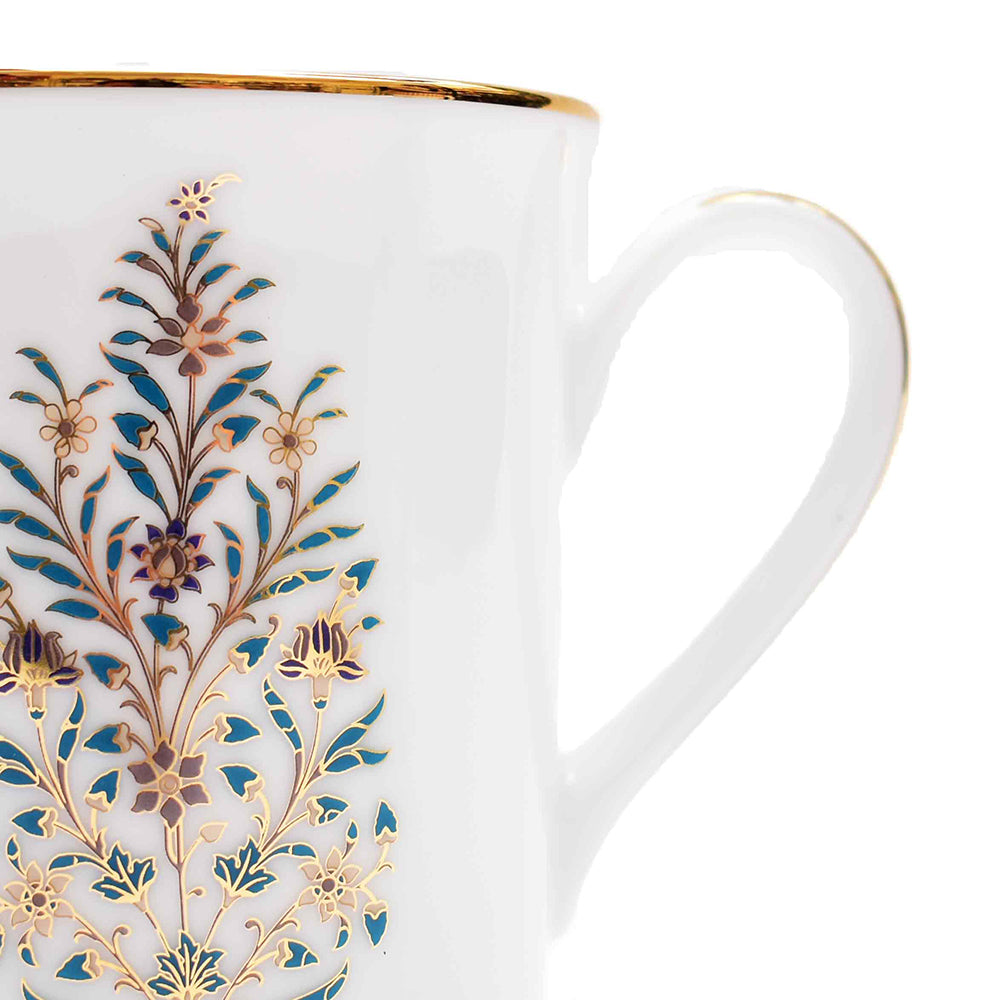 Classic Coffee Mug Set of 4 - Gift Box | Blue | Shahi ICHKAN