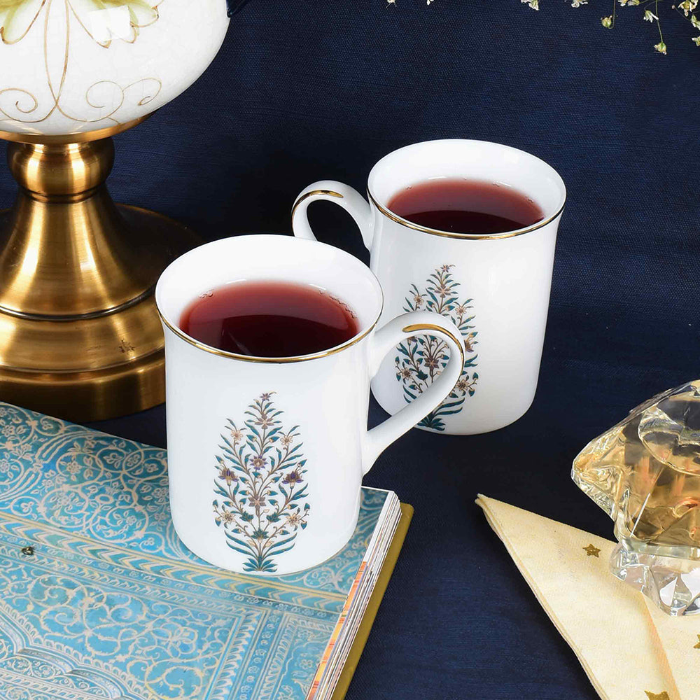 Classic Coffee Mug Set of 2 | Green | Shahi ICHKAN by Day To Day