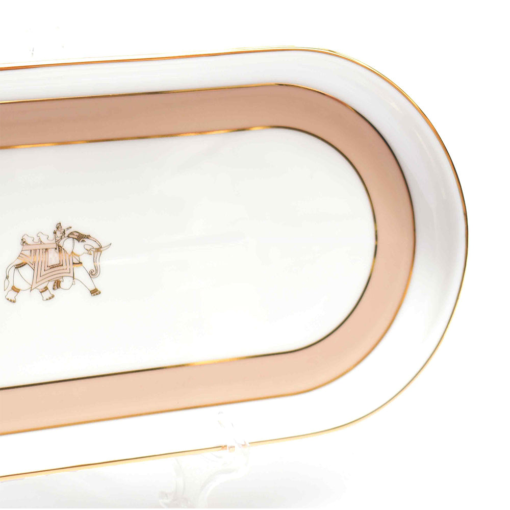 Oval Snack Tray/Platter | Peach | Peach Legacy ICHKAN