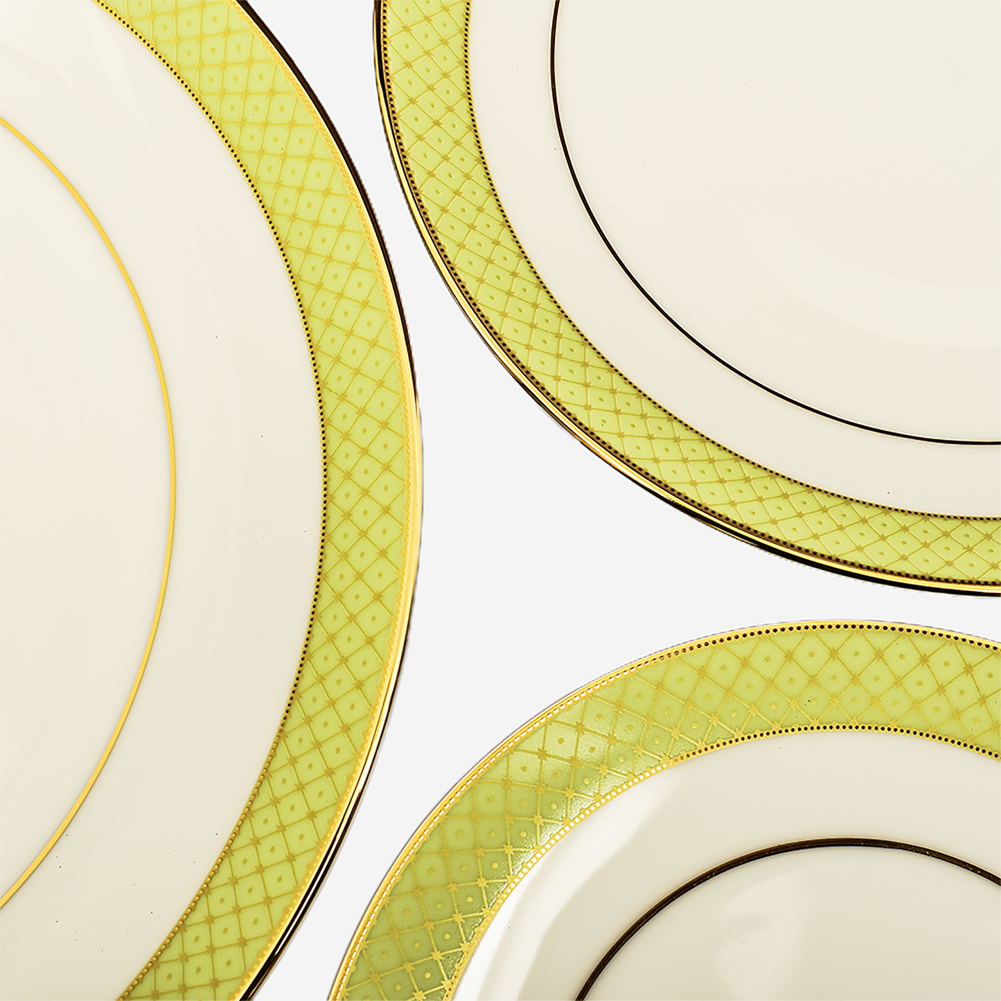 21 pc Dinner set | Green | Princely ICHKAN