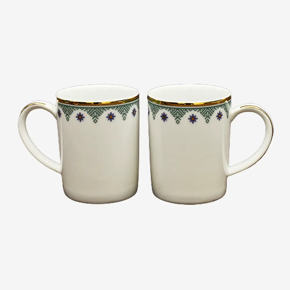 Mug Set 2pc with Gift Box | Blue | Isabella Gold ICHKAN