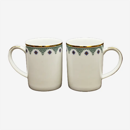 Mug Set 2pc with Gift Box | Blue | Isabella Gold ICHKAN