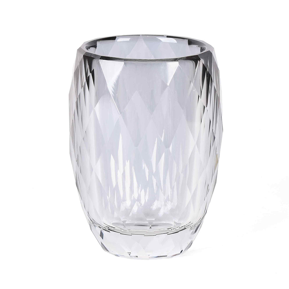 Crystal Diamond Cut Tumbler | Black | Crystal Powder Room Utility ICHKAN by Day To Day