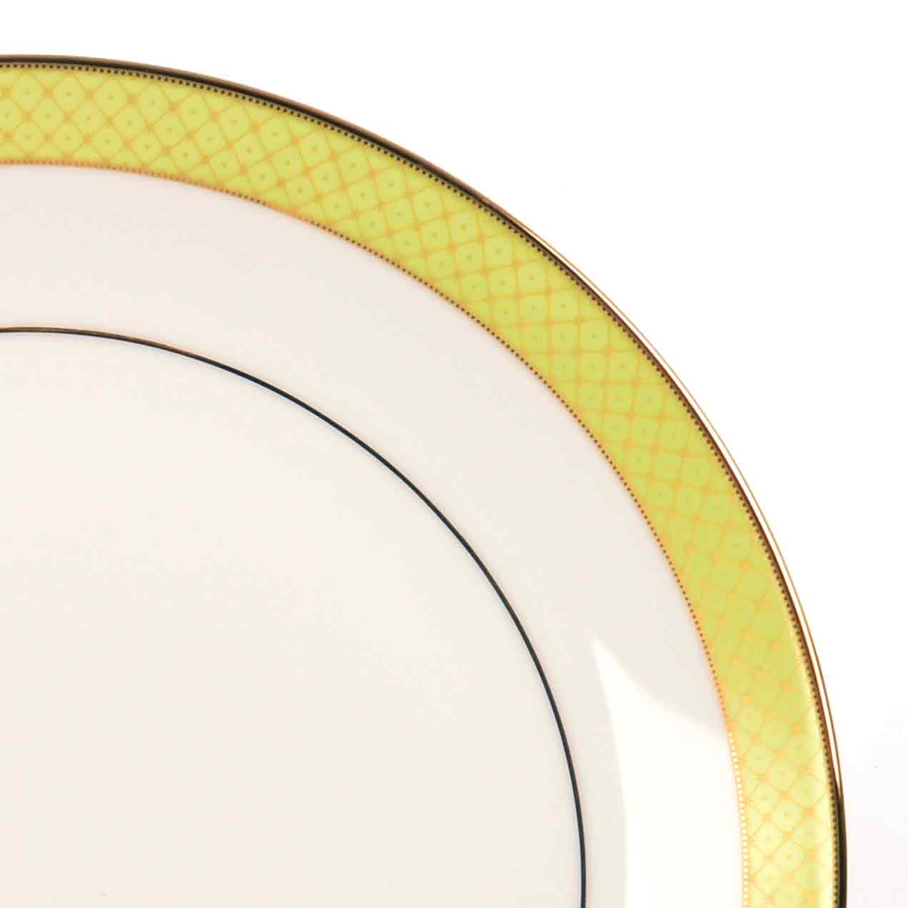 21 pc Dankotuwa Sri Lanka Dinner set | Green | Princely ICHKAN