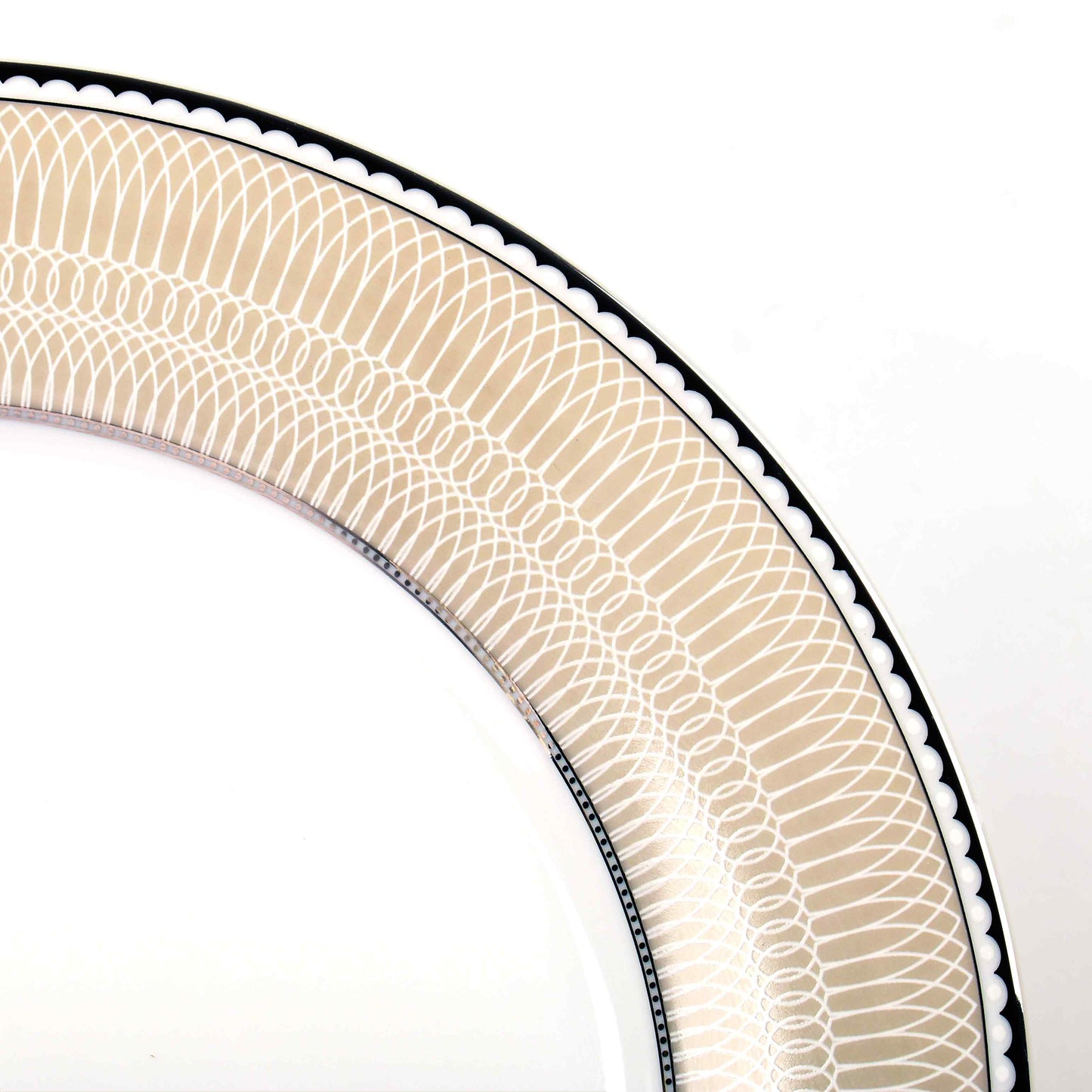 21 pc Dankotuwa Sri Lanka Dinner set | Beige | Shine Platin ICHKAN