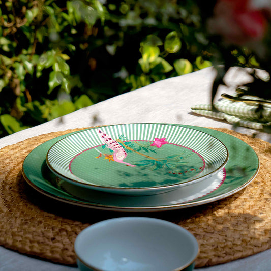 21 pc Dinner set | Green | Mayura ICHKAN