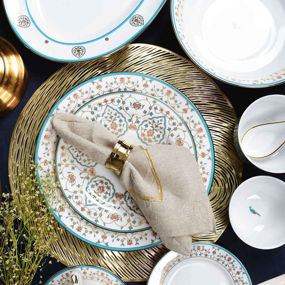 21 pc Dinner set | Blue | Mavi ICHKAN