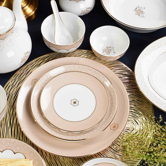 21 pc Dinner set | Peach | Peach Legacy ICHKAN