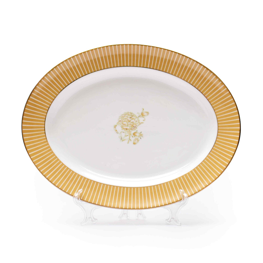 21 pc Dinner set | Yellow | Mustard Iris ICHKAN