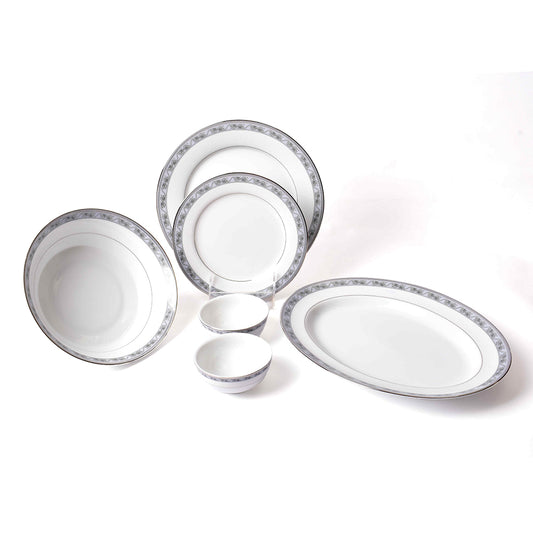 21 pc Dankotuwa Sri Lanka Dinner set | Grey | Mariella ICHKAN