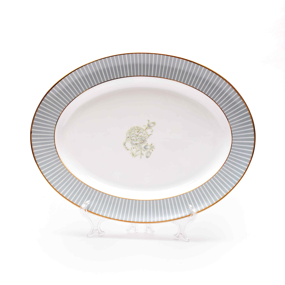 21 pc Dinner set | Grey | Grey Iris ICHKAN