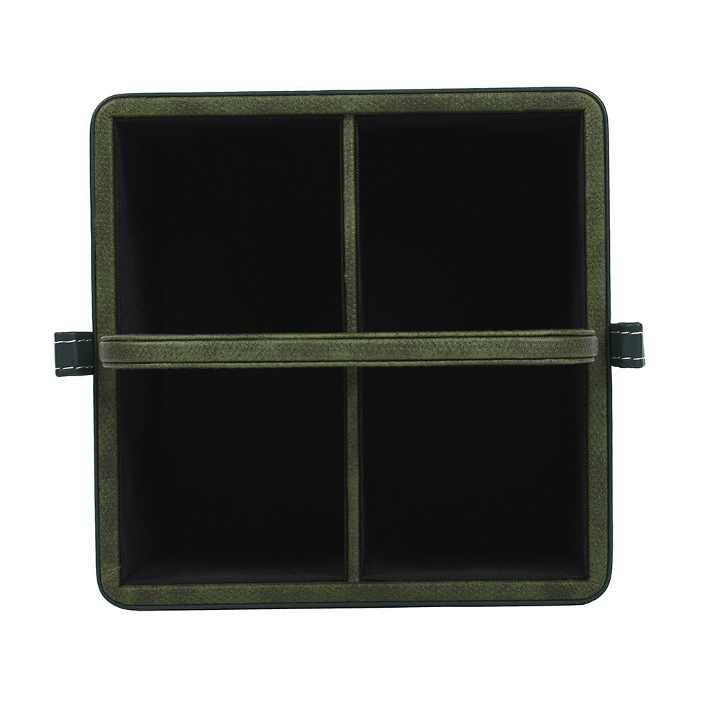 Leatherette Multi-Utility Organiser | Dark Olive | Doté ICHKAN by Day To Day