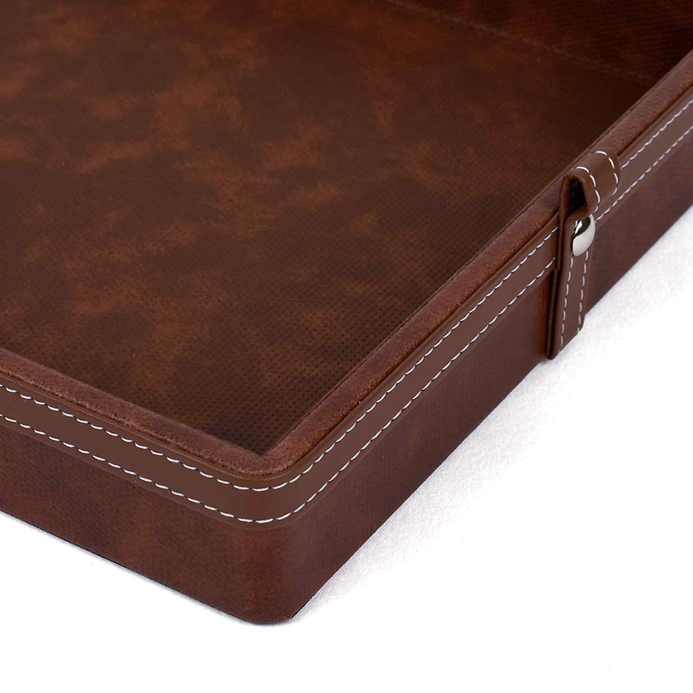 Rectangle Serving Tray Set of 2 | Brown | Doté ICHKAN by Day To Day