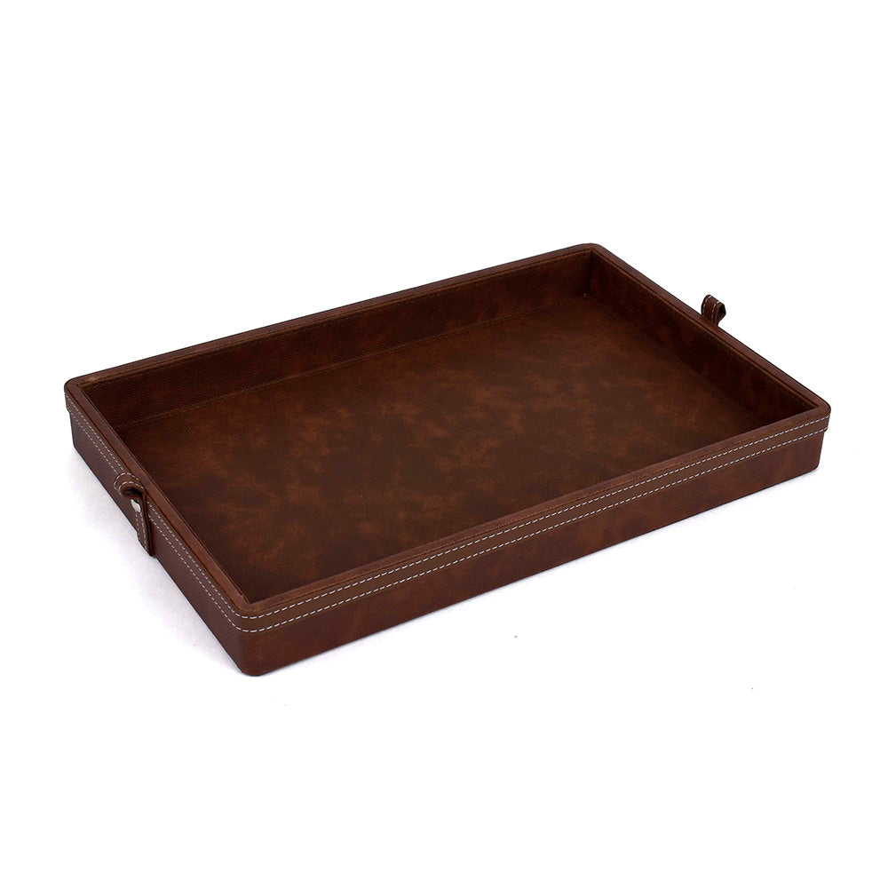 Rectangle Serving Tray Set of 2 | Brown | Doté ICHKAN by Day To Day