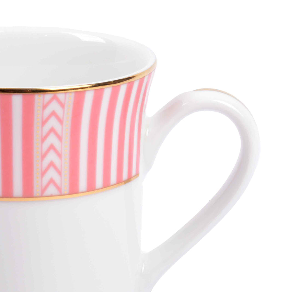 Classic Coffee Mug Set of 2 | Stripe Pink | Fete ICHKAN by Day To Day