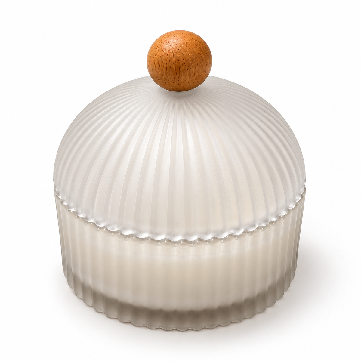 First Bloom Scented Soy Wax Candle with Lid | White ICHKAN by Day To Day
