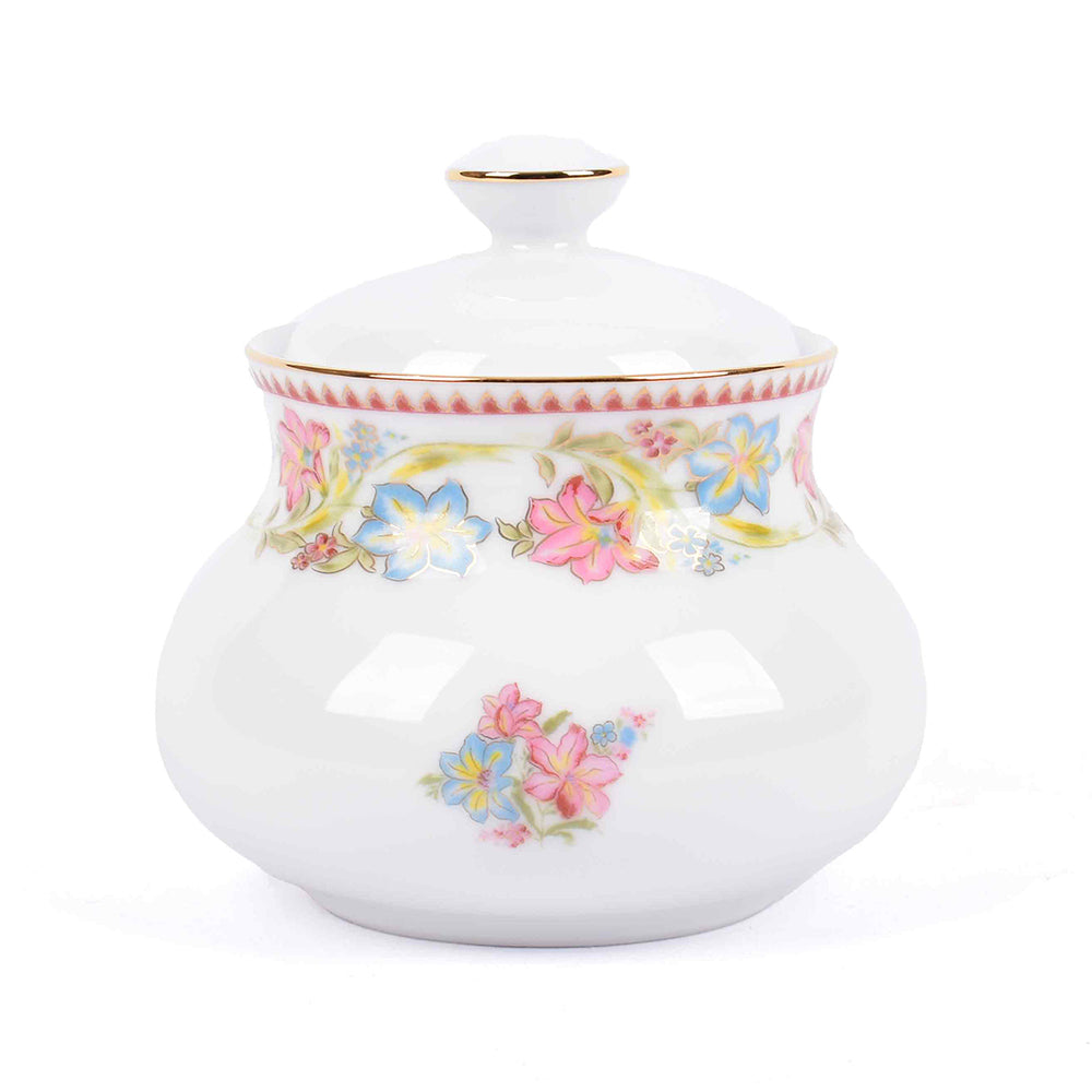 Tea Set 17 Pcs | Red | Floral Crest ICHKAN by Day To Day