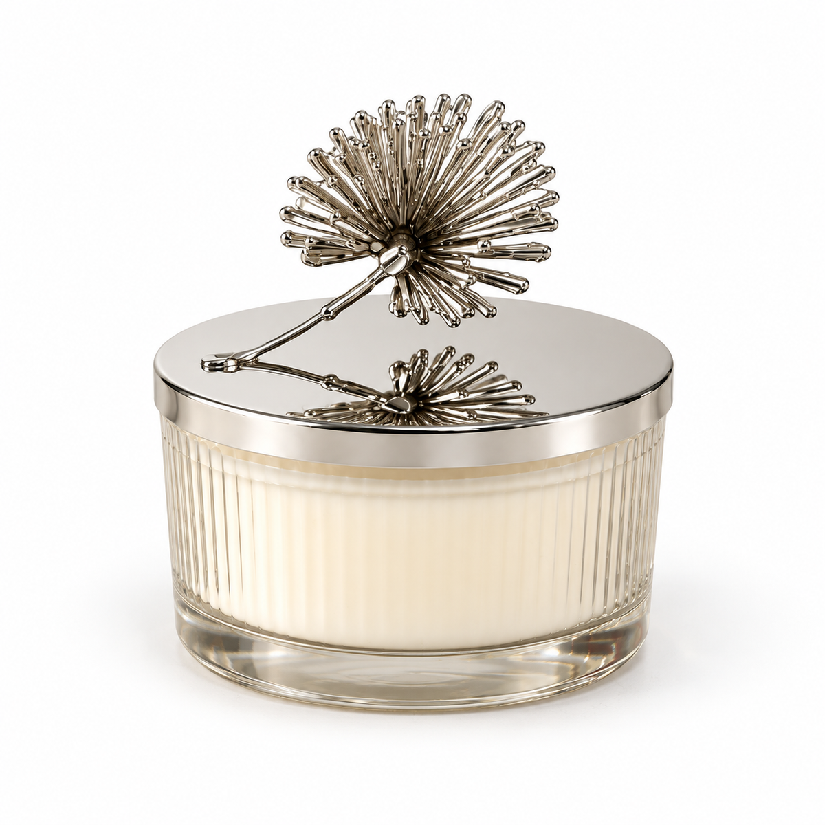 Flower Bomb Scented Soy Wax Candle with Lid | Clear ICHKAN by Day To Day