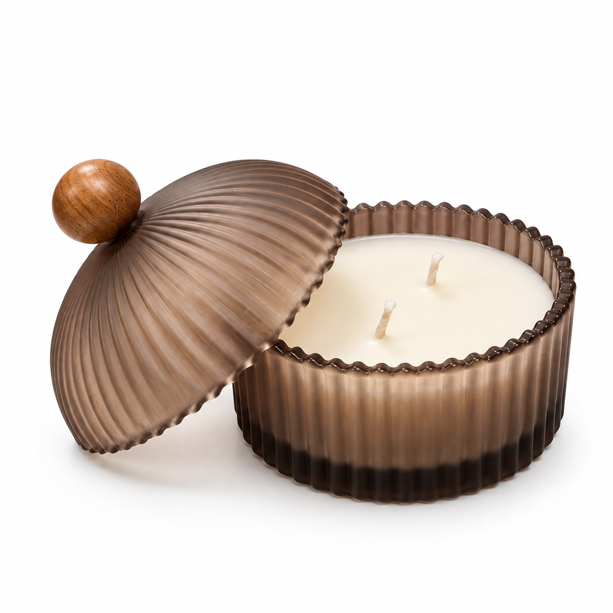 Golden Hous Scented Soy Wax Candle with Lid | Smokey Black ICHKAN by Day To Day