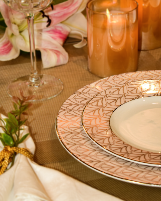 Golden Legacy Dinner Set | 21 Pieces Ichkan