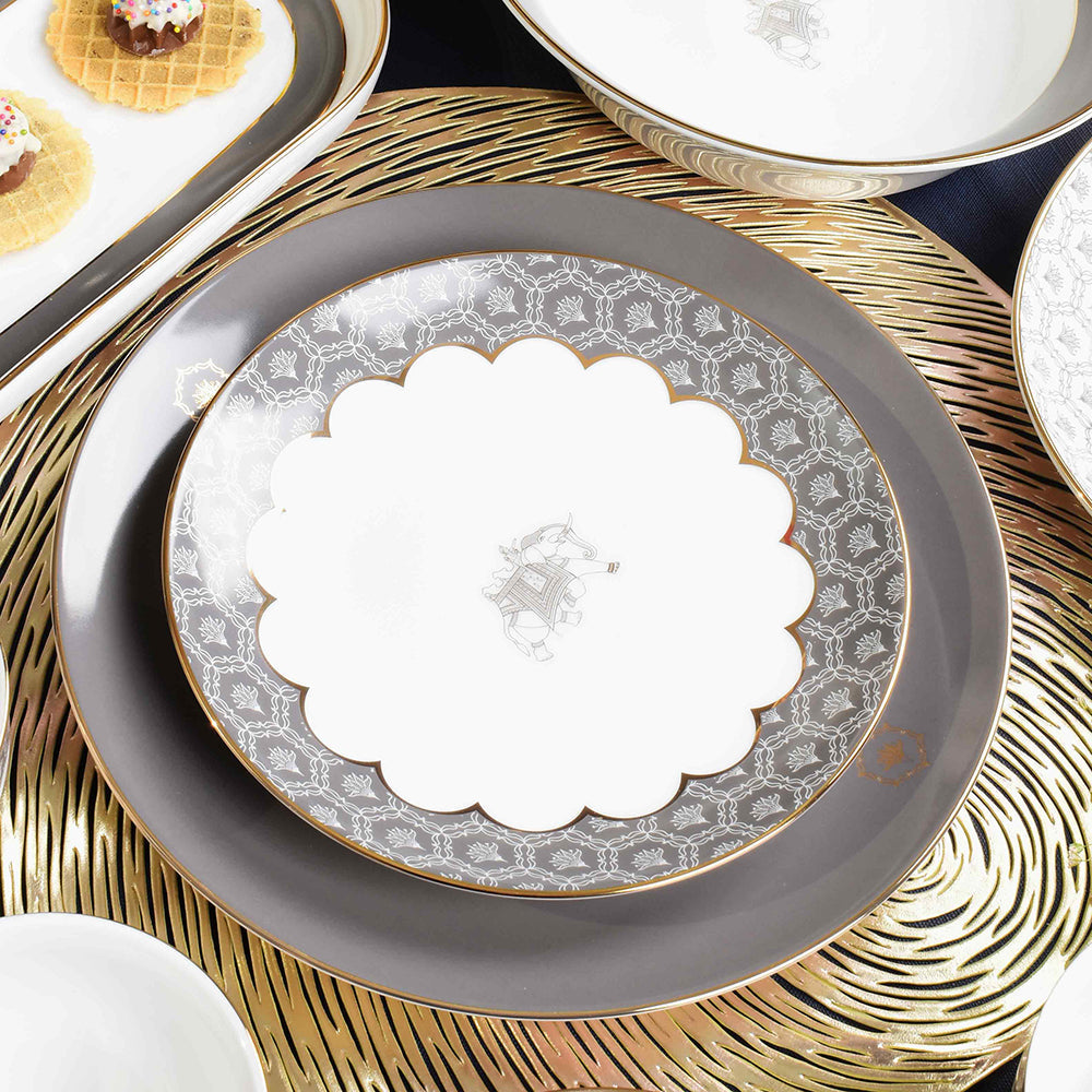 33 pc Dinner set | Grey | Grey Legacy ICHKAN