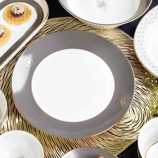 33 pc Dinner set | Grey | Grey Legacy ICHKAN