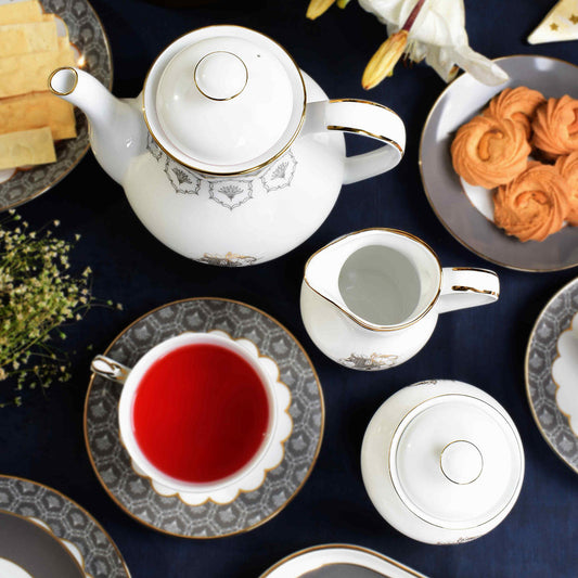 Tea Set 17 pc | Grey | Grey Legacy ICHKAN