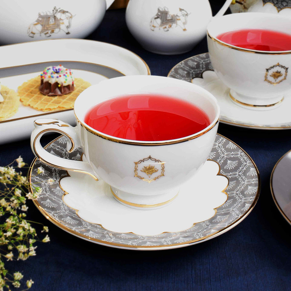 Tea Set 17 pc | Grey | Grey Legacy ICHKAN