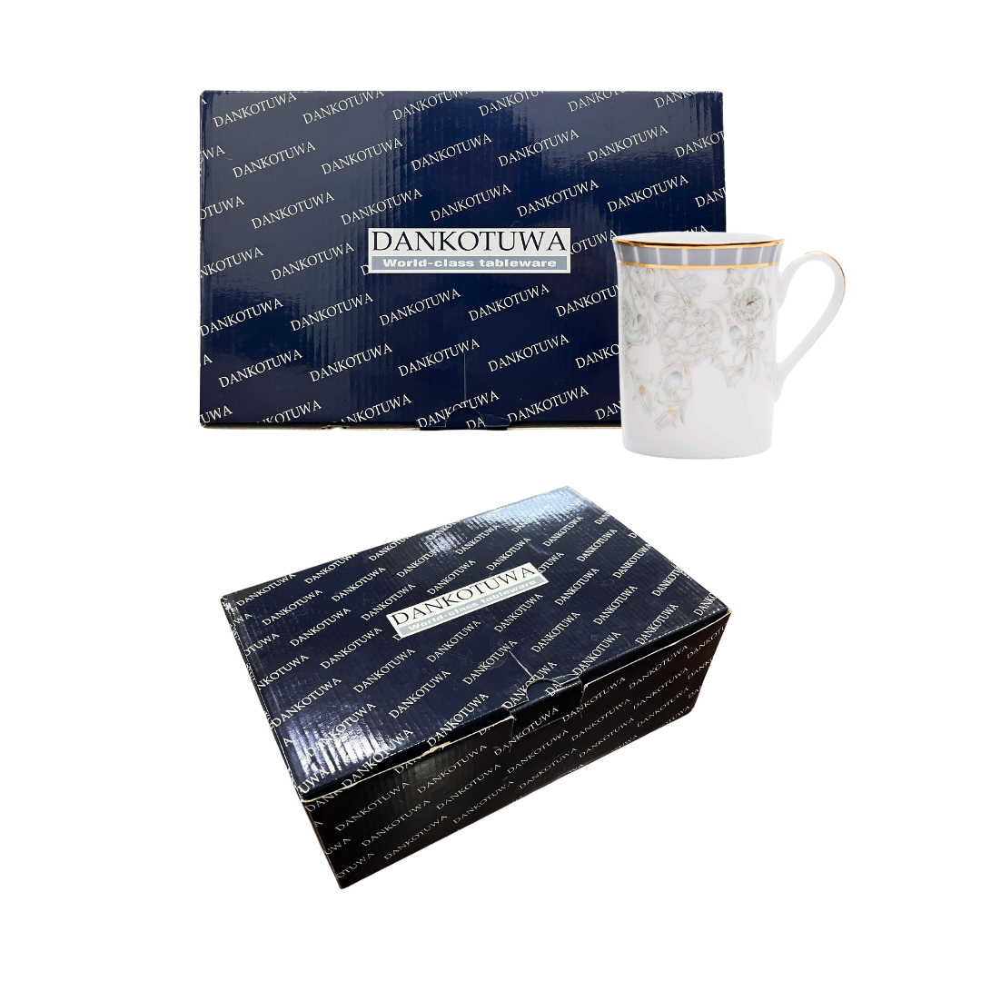 Classic Coffee Mug Set of 6 | Grey | Grey Iris ICHKAN