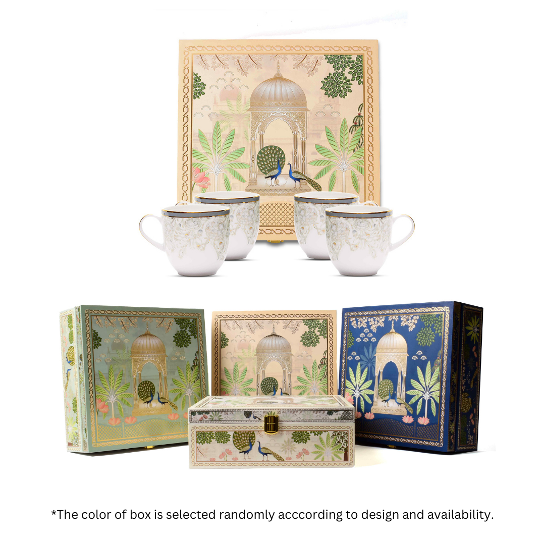 Pete's Coffee Mug Set of 4 - Gift Box | Grey | Grey Iris ICHKAN