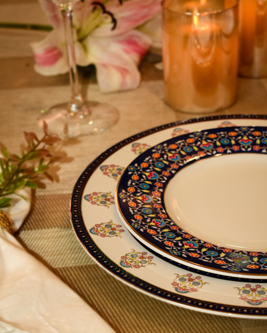 Indian Royalty Dinner Set | 21 pieces Ichkan