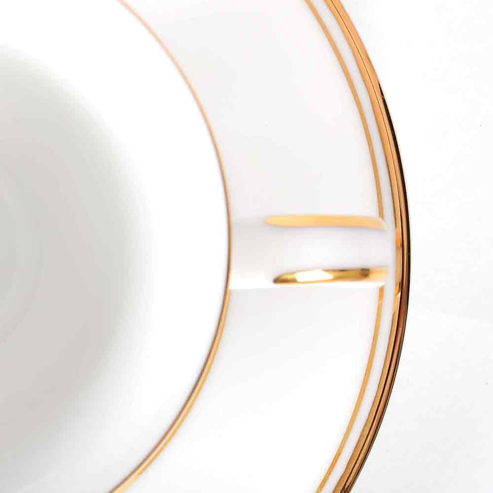 Tea Cup and Saucer Set 12 Pcs  | Gold | Infinity Gold ICHKAN by Day To Day