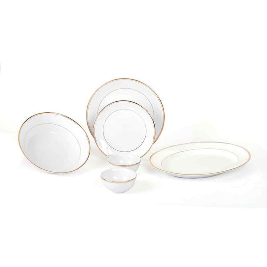 21 pc Dinner set Coupe Shape | Gold | Infinity Gold ICHKAN by Day To Day